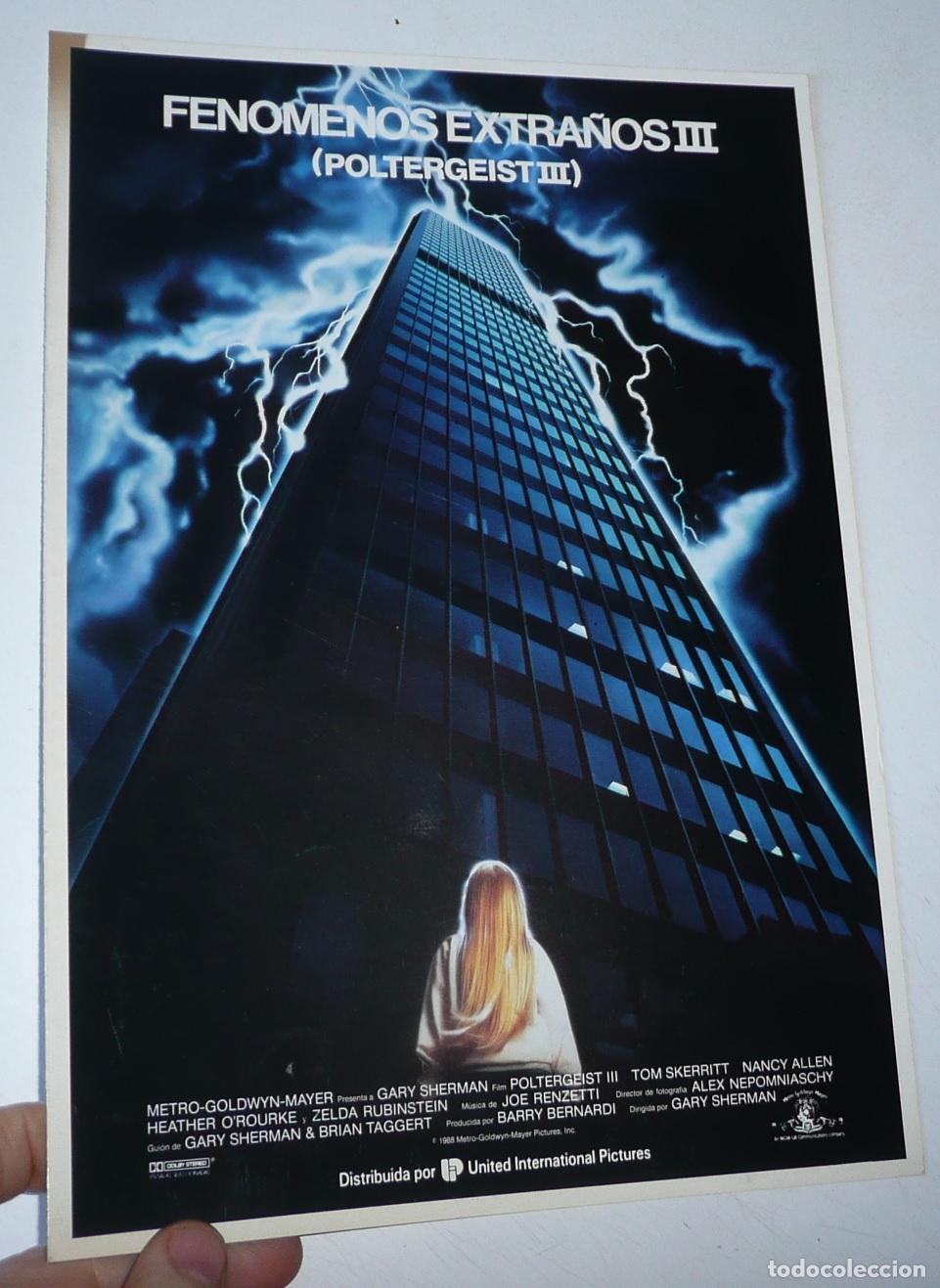 Cine: Fen&oacute;menos Extra&ntilde;os III (Poltergeist III) (Gary Sherman, 1988) Heather O'Rourke, Tom Skerritt