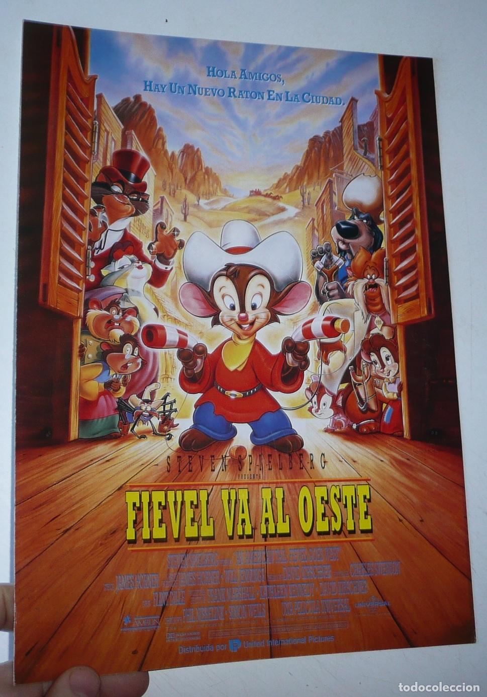 Cine: Fievel va al oeste (Simon Wells, Phil Nibbelink, 1991) Gu&iacute;a de cine. Pel&iacute;cula de animaci&oacute;n