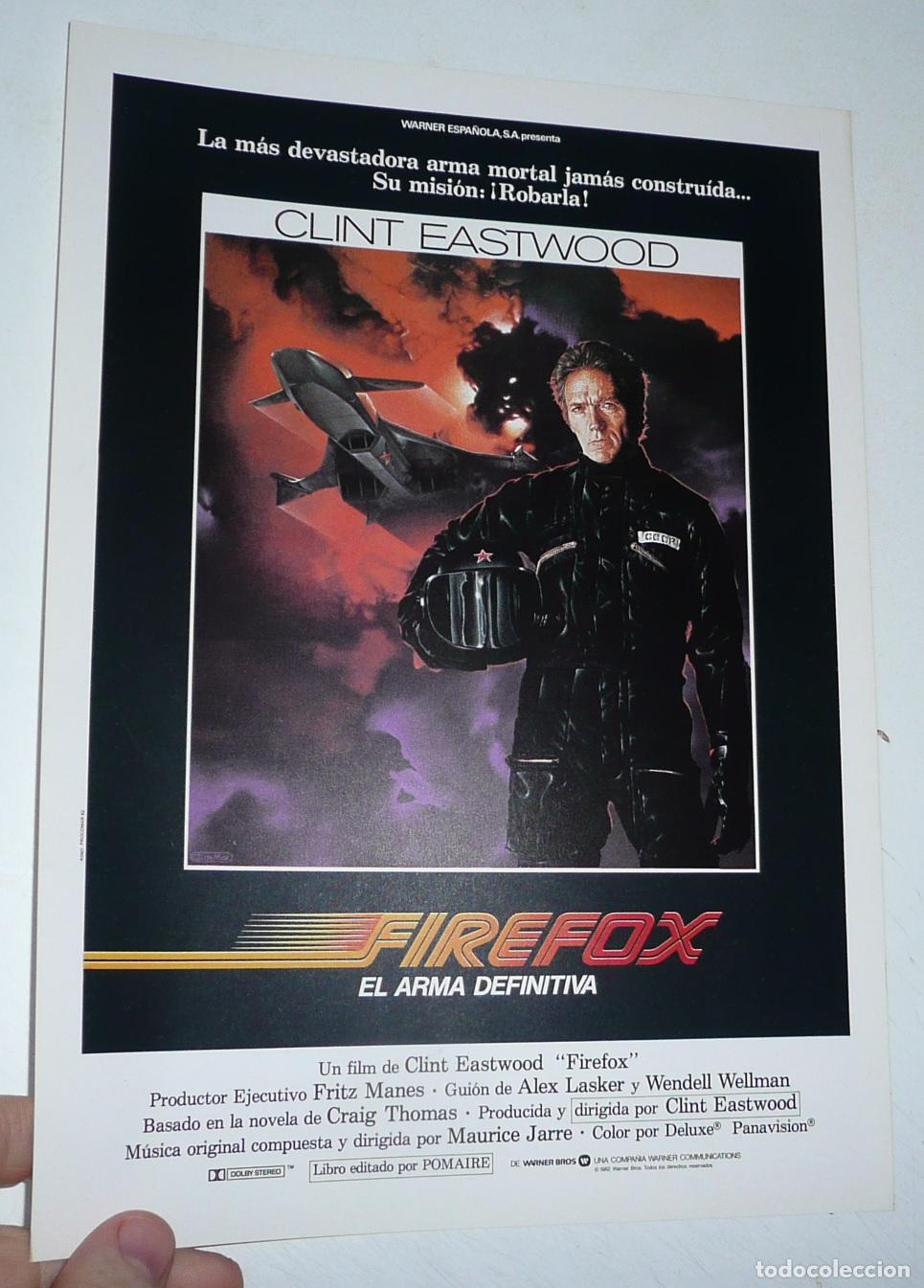 Cine: Firefox (Clint Eastwood, 1982) Gu&iacute;a de cine. Clint Eastwood, Freddie Jones, David Huffman (1)
