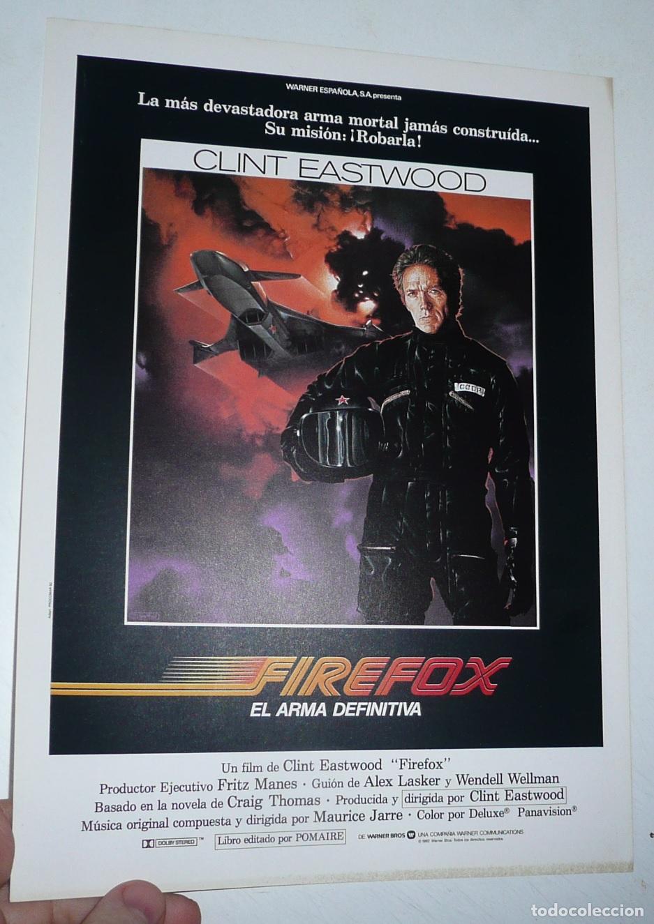 Cine: Firefox (Clint Eastwood, 1982) Gu&iacute;a de cine. Clint Eastwood, Freddie Jones, David Huffman (1)