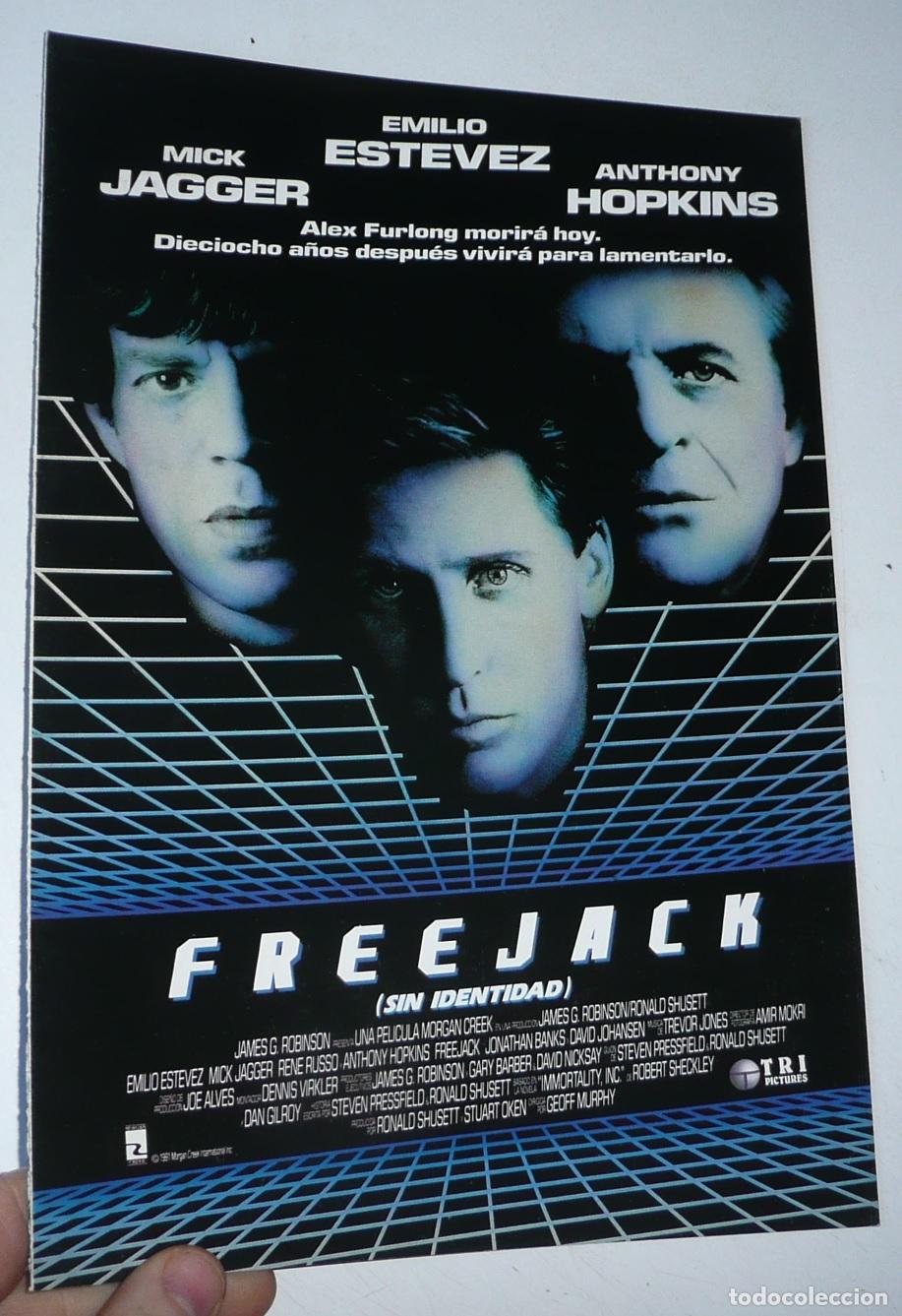 Cine: Freejack (Sin identidad) (Geoff Murphy, 1992) Emilio Est&eacute;vez, Anthony Hopkins, Mick Jagger