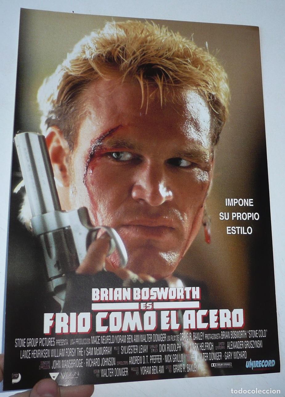 Cinema: Fr&iacute;o como el acero (Craig R. Baxley, 1991) Brian Bosworth, Lance Henriksen, William Forsythe