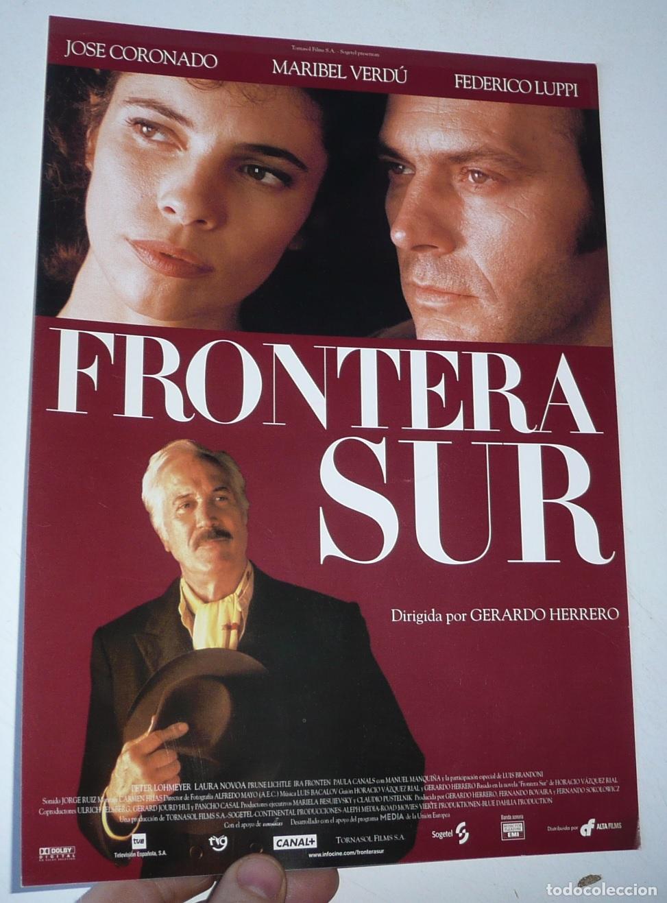 Cinema: Frontera Sur (Gerardo Herrero, 1988) Gu&iacute;a de cine. Jos&eacute; Coronado, Maribel Verd&uacute;, Federico Lupi