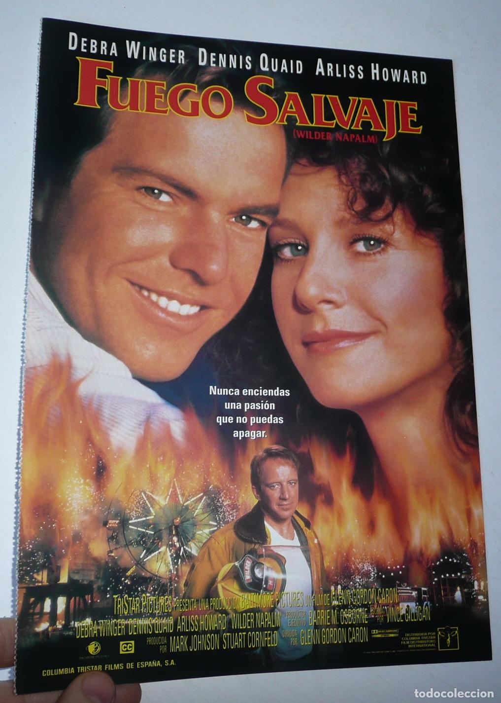 Cine: Fuego salvaje (Wilder Napalm) (Glenn Gordon Caron, 1993) Debra Winger, Dennis Quaid, Arliss Howard
