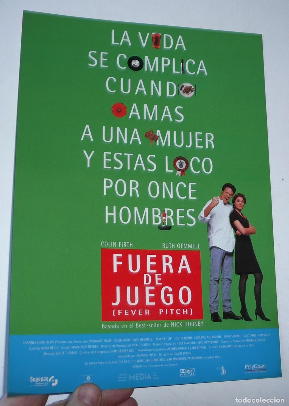 Cine: Fuera de juego (Fever Pitch) (David Evans, 1997) Colin Firth, Ruth Gemmell, Neil Pearson