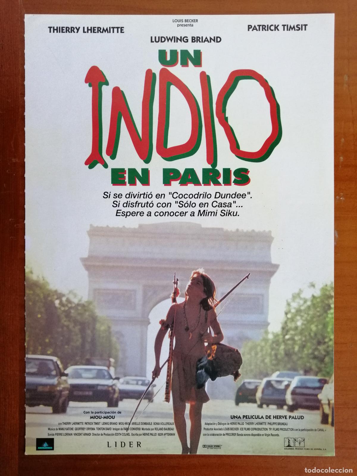 Cine: G10982 UN INDIO EN PARIS-SENCILLO