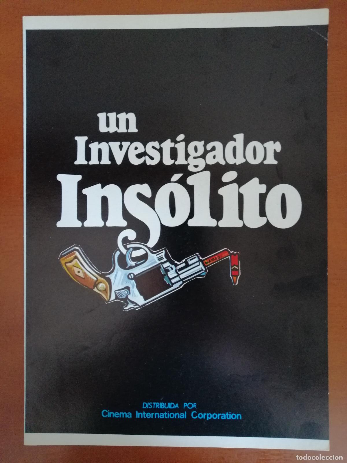 Cine: G10985 UN INVESTIGADOR INSOLITO-DOBLE