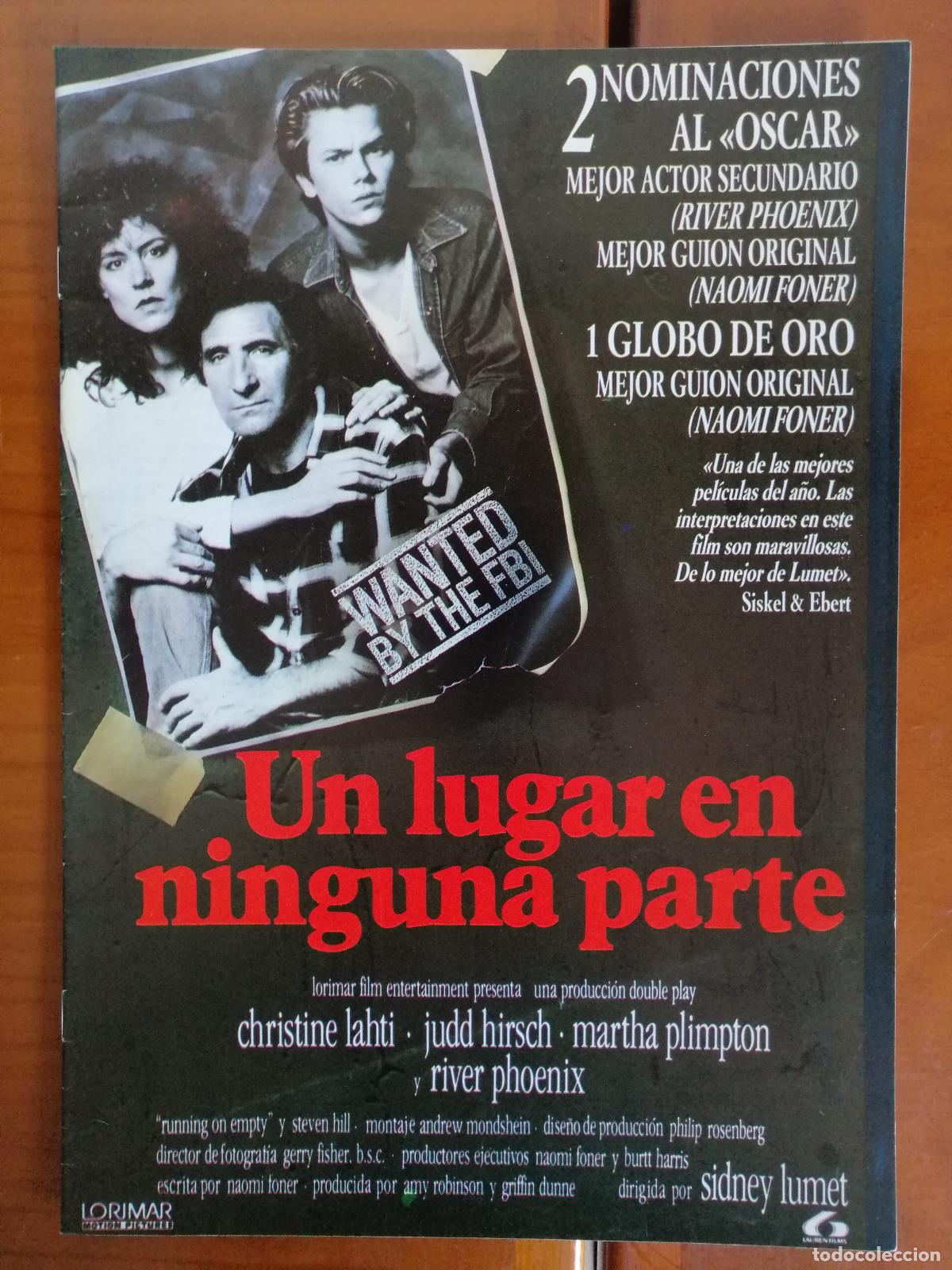 Cine: G10996 UN LUGAR EN NINGUNA PARTE-LIBRO 8 PAGINAS