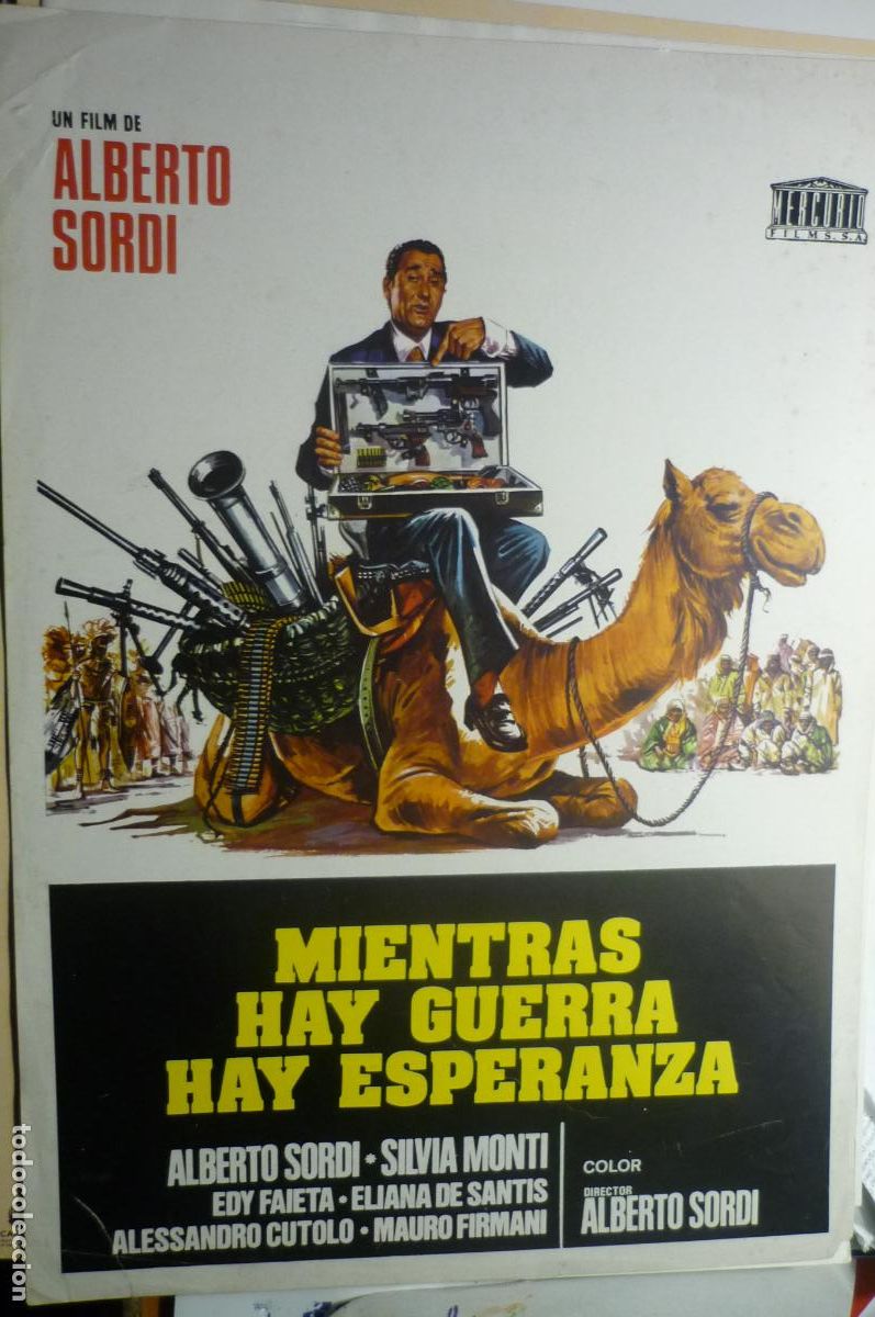 Cine: guia mientras hay guerra hay esperana,.alberto sordi