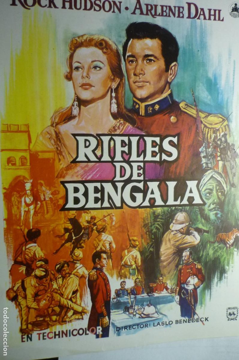 Cine: GUIA RIFLES DE BENGALA ROCK HUDSON