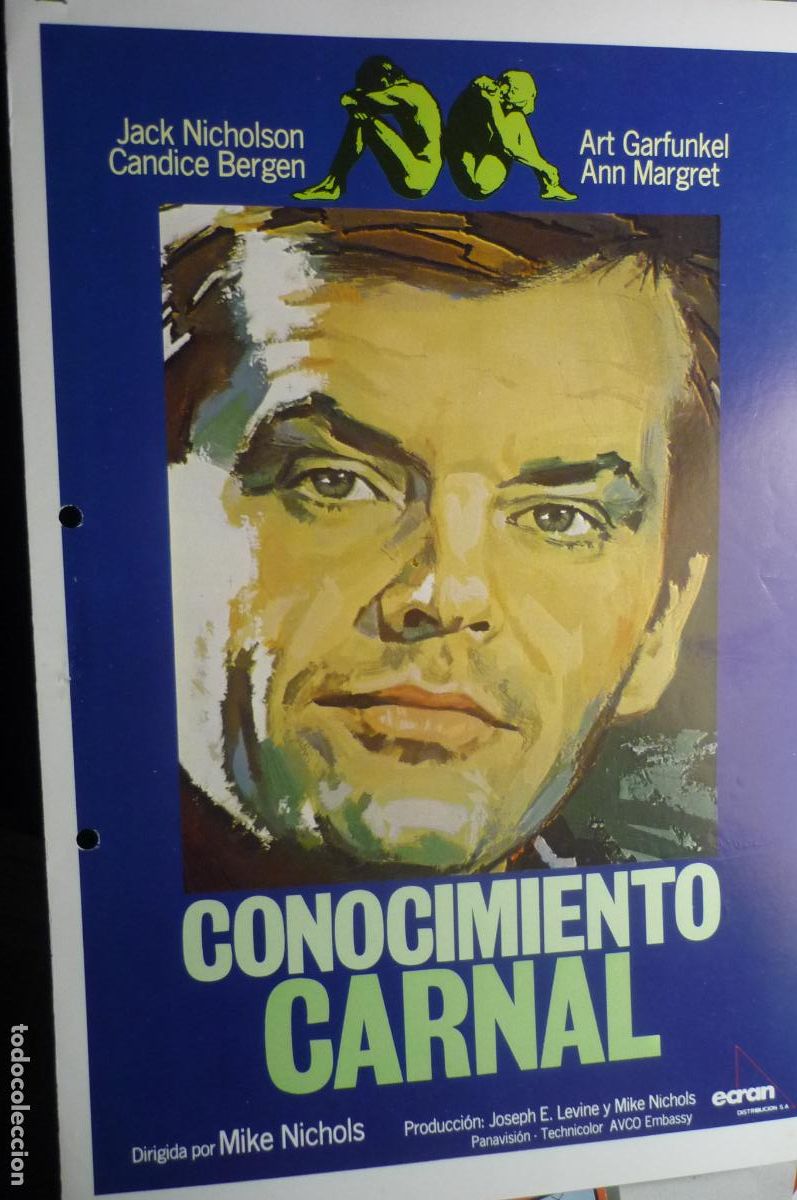 Cine: GUIA DOBLE CONOCIMIENTO CARNAL .-JACK NICHOLSON