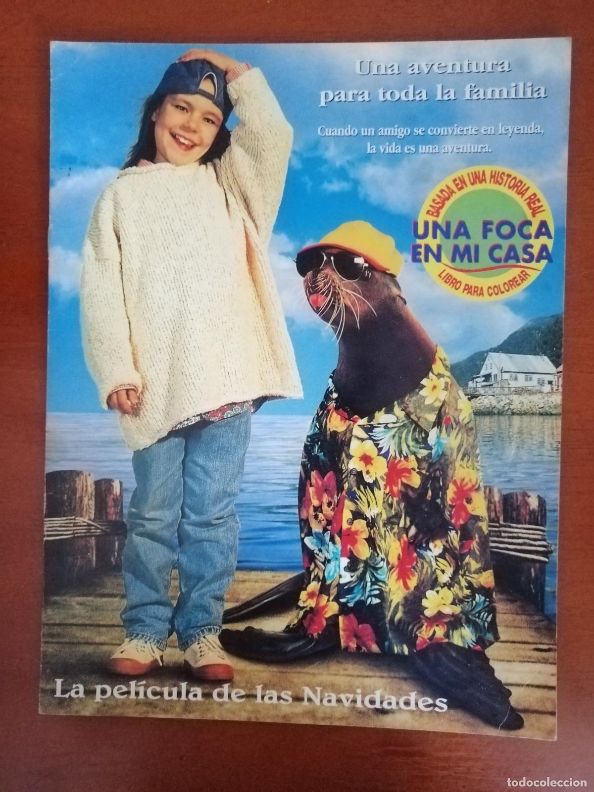 Cine: G11122 UNA FOCA EN MI CASA-8 PAGINAS-COLOREABLE