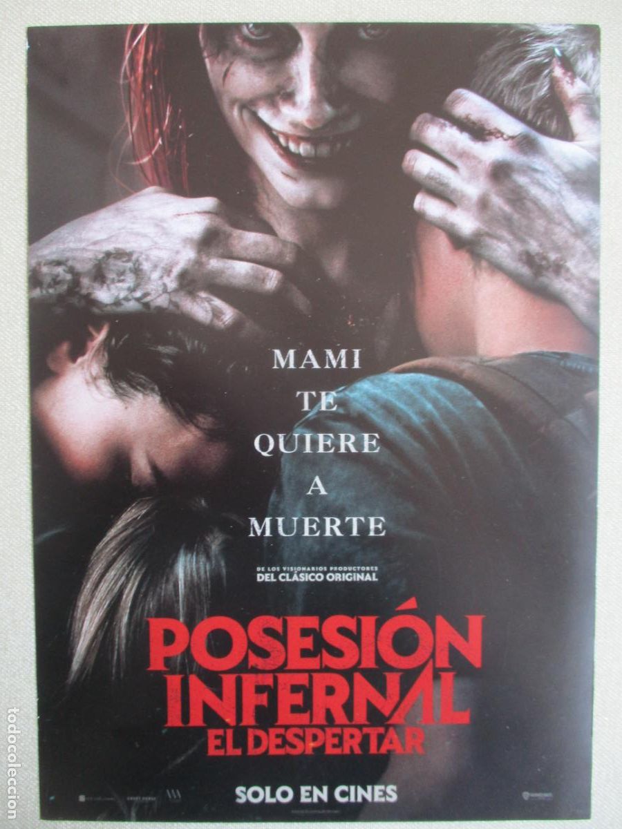 Kino: POSESION INFERNAL EL DESPERTAR. GUIA ORIGINAL ESTRENO. PEDIDO MINIMO EN GUIAS 10 EUROS.