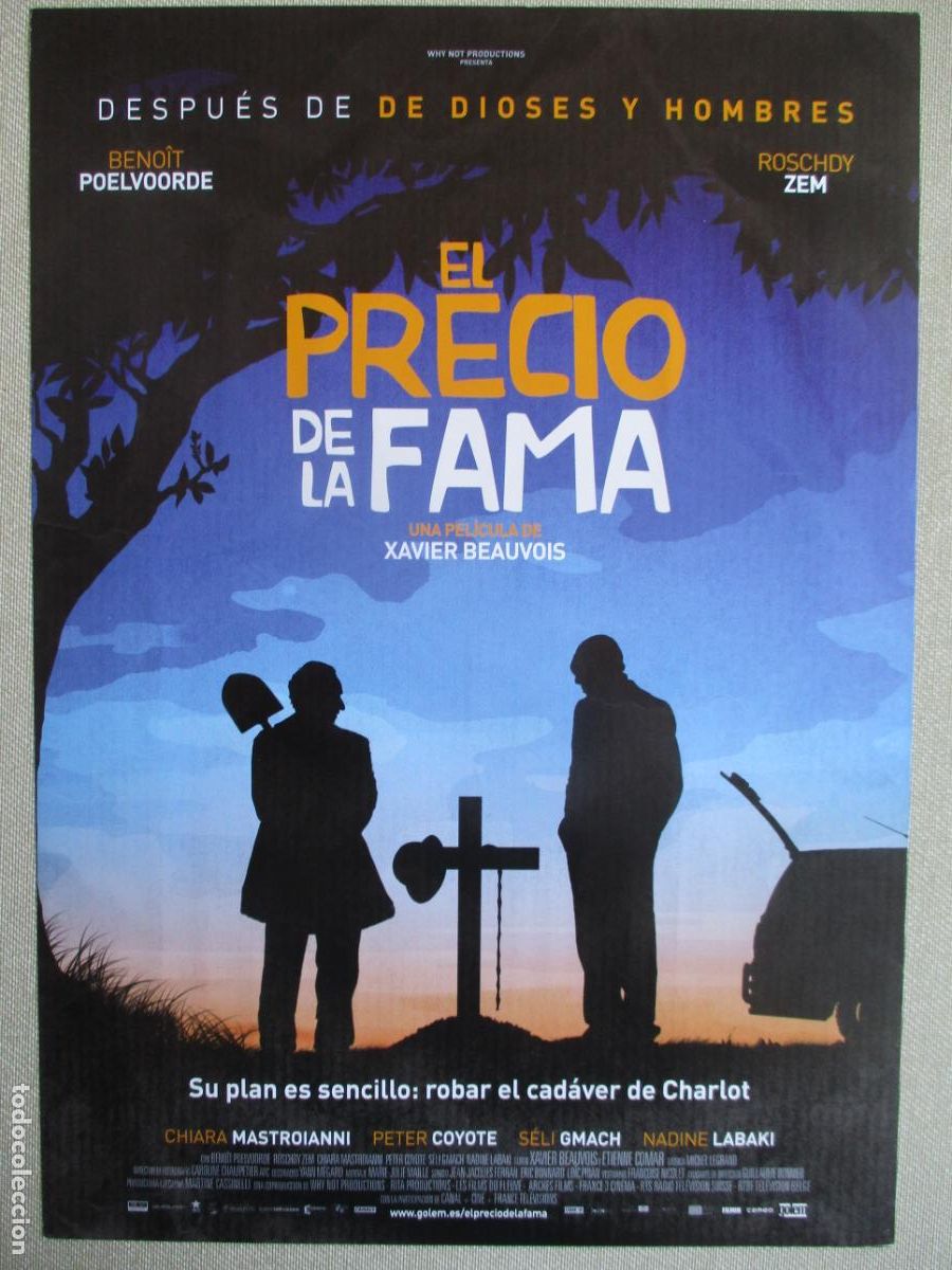 Kino: EL PRECIO DE LA FAMA. GUIA ORIGINAL ESTRENO. PEDIDO MINIMO EN GUIAS 10 EUROS.