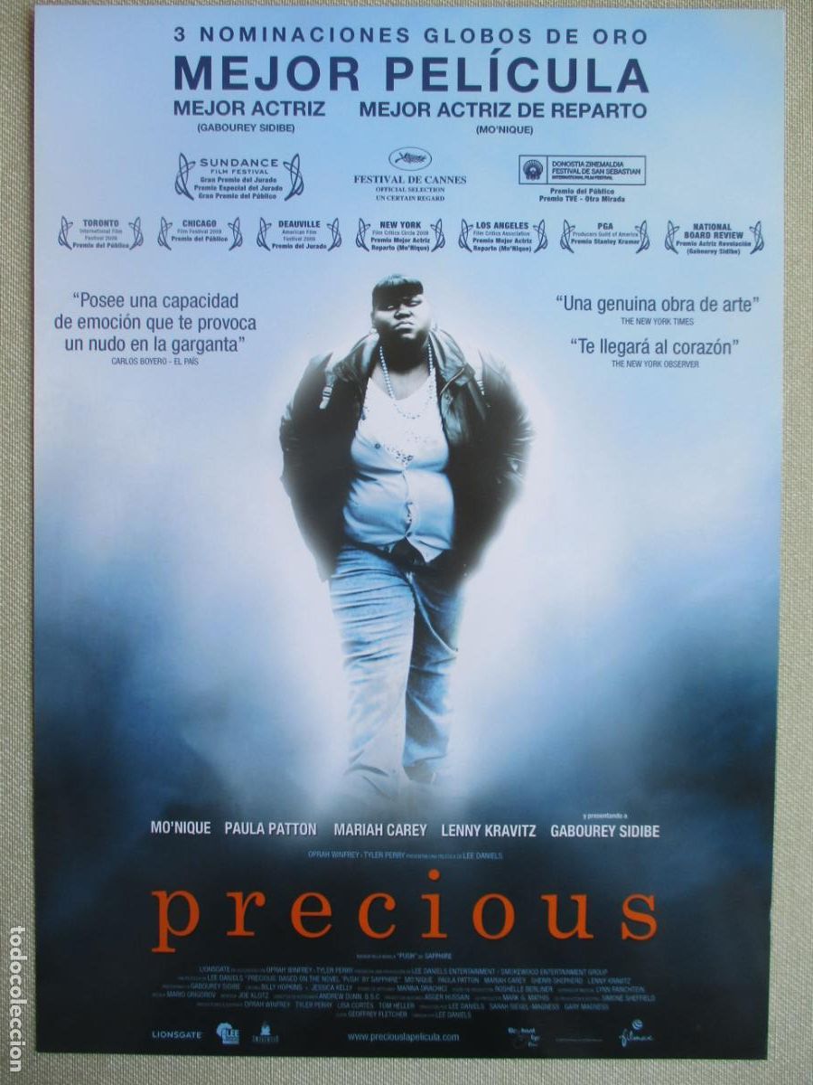 Kino: PRECIOUS. GUIA ORIGINAL ESTRENO. PEDIDO MINIMO EN GUIAS 10 EUROS.