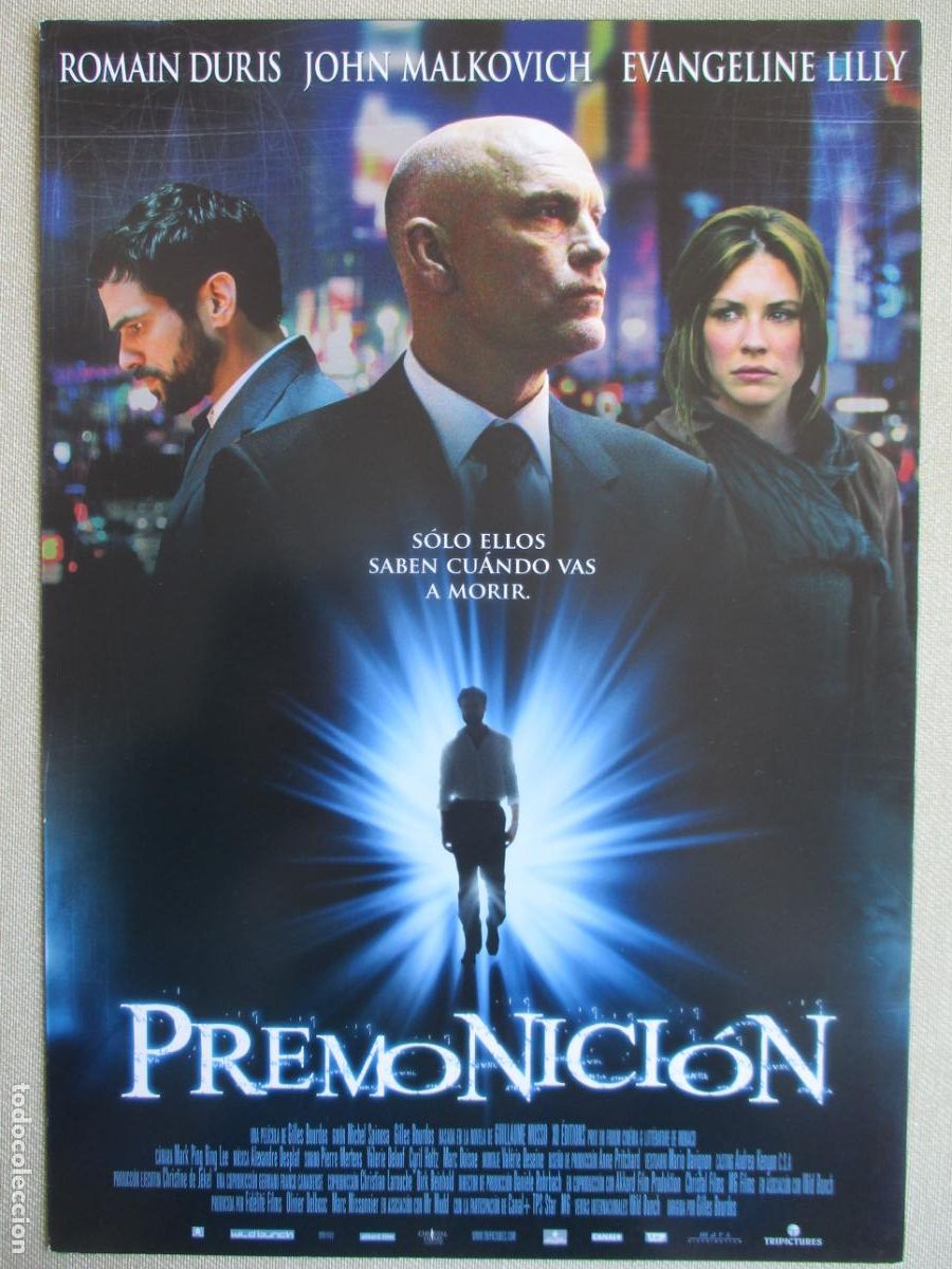Cine: PREMONICION. GUIA ORIGINAL ESTRENO. PEDIDO MINIMO EN GUIAS 10 EUROS.