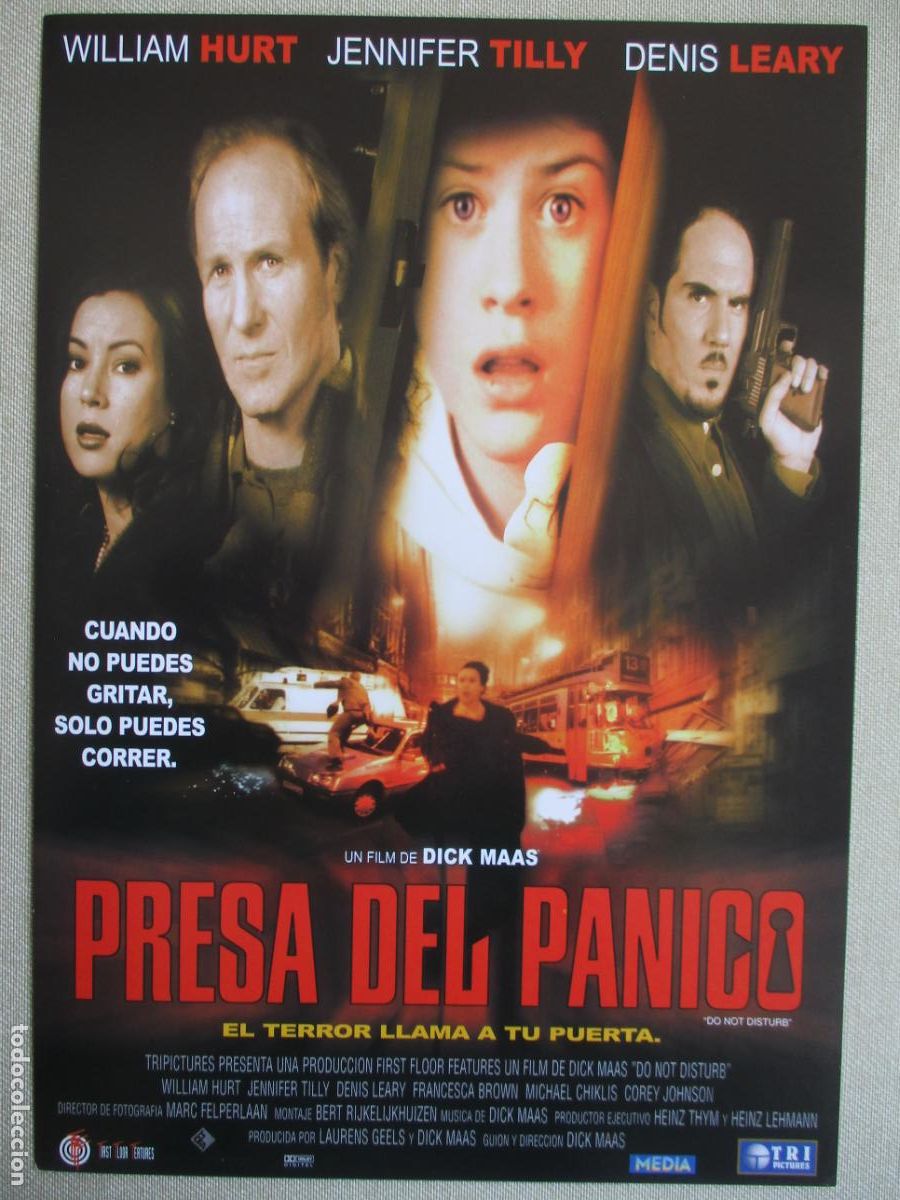Cine: PRESA DEL PANICO. GUIA ORIGINAL ESTRENO. PEDIDO MINIMO EN GUIAS 10 EUROS.