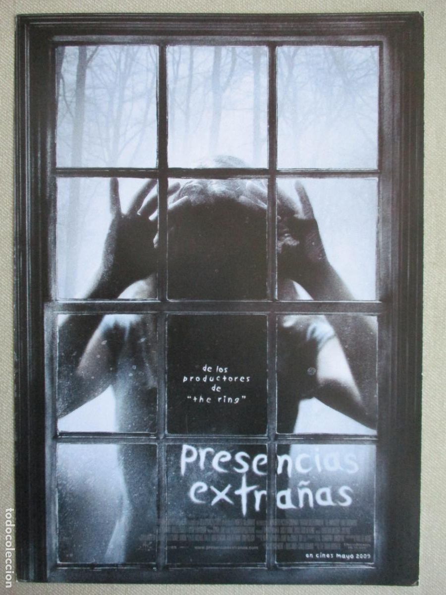 Cine: PRESENCIAS EXTRA&Ntilde;AS. GUIA ORIGINAL ESTRENO. PEDIDO MINIMO EN GUIAS 10 EUROS.