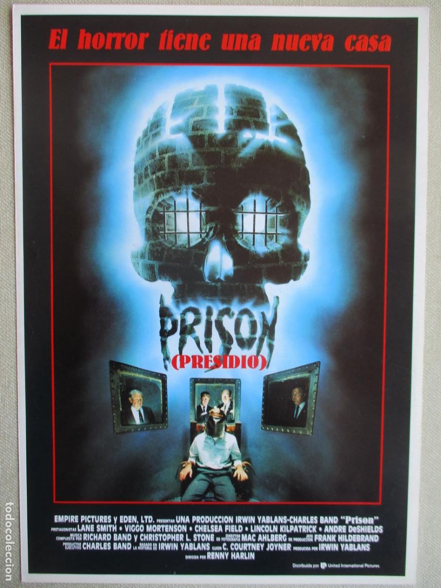 Cine: PRESIDIO (PRISON). GUIA ORIGINAL ESTRENO. PEDIDO MINIMO EN GUIAS 10 EUROS.
