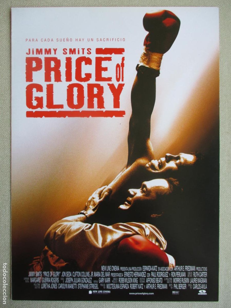 Cine: PRICE OF GLORY. GUIA ORIGINAL ESTRENO. PEDIDO MINIMO EN GUIAS 10 EUROS.
