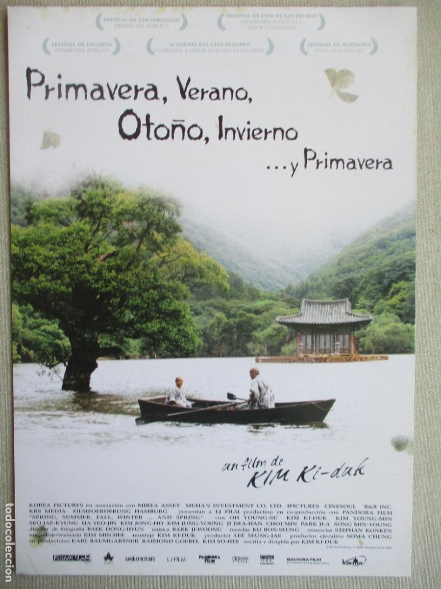 Cine: PRIMAVERA, VERANO, OTO&Ntilde;O, INVIERNO... GUIA ORIGINAL ESTRENO. PEDIDO MINIMO EN GUIAS 10 EUROS.