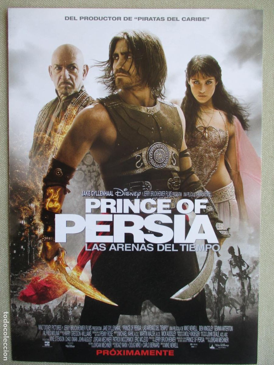 Cine: PRINCE OF PERSIA. GUIA ORIGINAL ESTRENO. PEDIDO MINIMO EN GUIAS 10 EUROS.