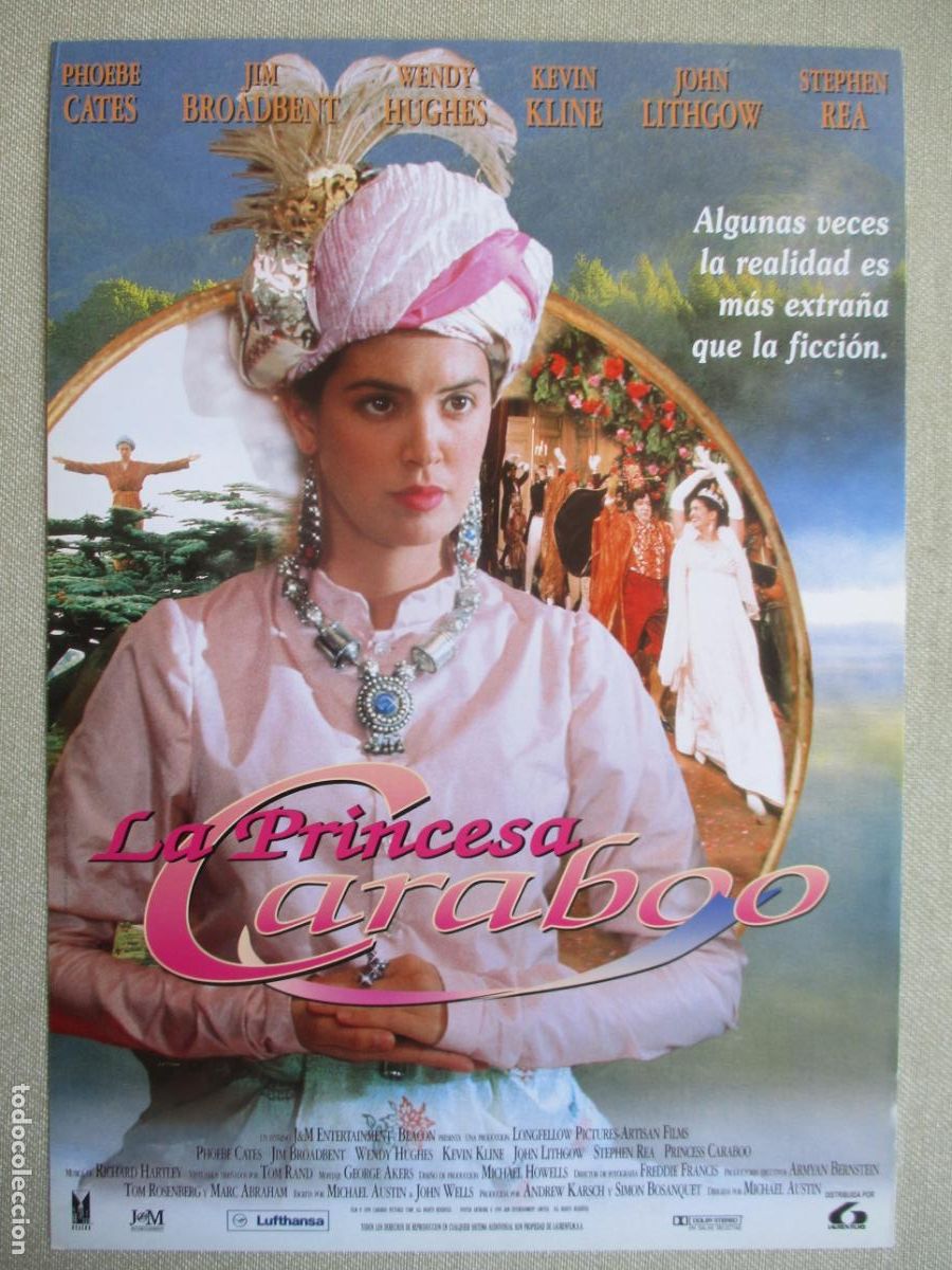 Cine: LA PRINCESA CARABOO. GUIA ORIGINAL ESTRENO. PEDIDO MINIMO EN GUIAS 10 EUROS.