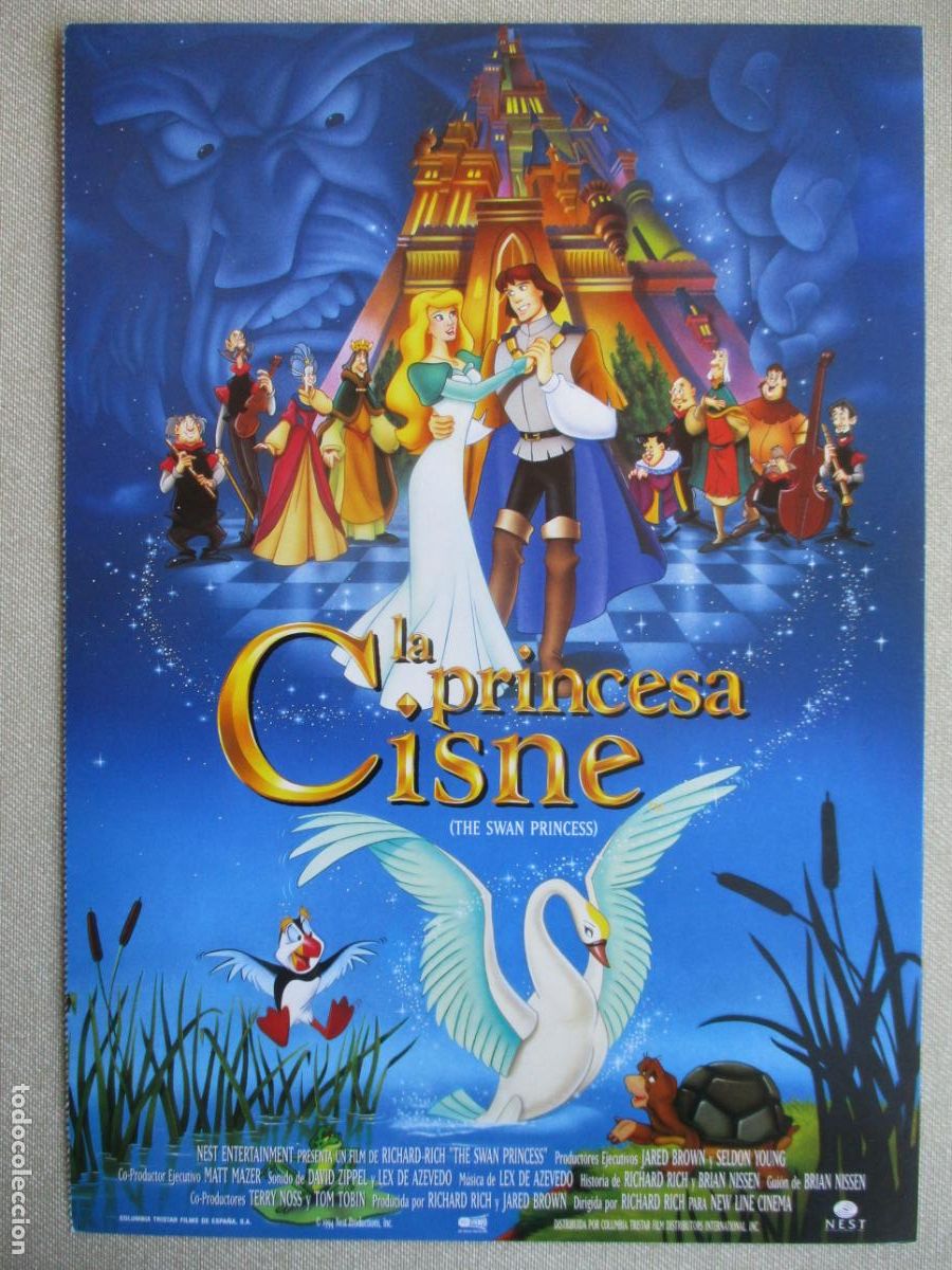Cine: LA PRINCESA CISNE. GUIA ORIGINAL ESTRENO. PEDIDO MINIMO EN GUIAS 10 EUROS.