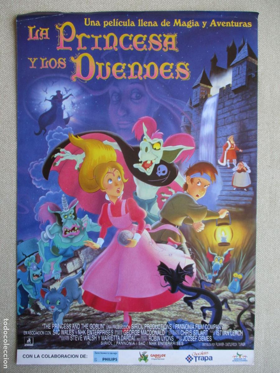 Cine: LA PRINCESA Y LOS DUENDES. GUIA ORIGINAL ESTRENO. PEDIDO MINIMO EN GUIAS 10 EUROS.