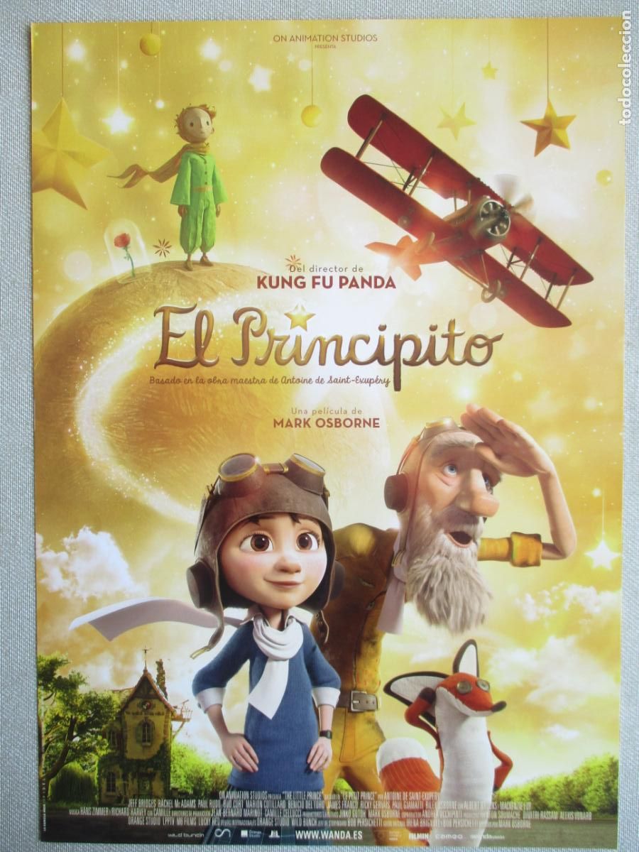 Cine: EL PRINCIPITO. GUIA ORIGINAL ESTRENO. PEDIDO MINIMO EN GUIAS 10 EUROS.