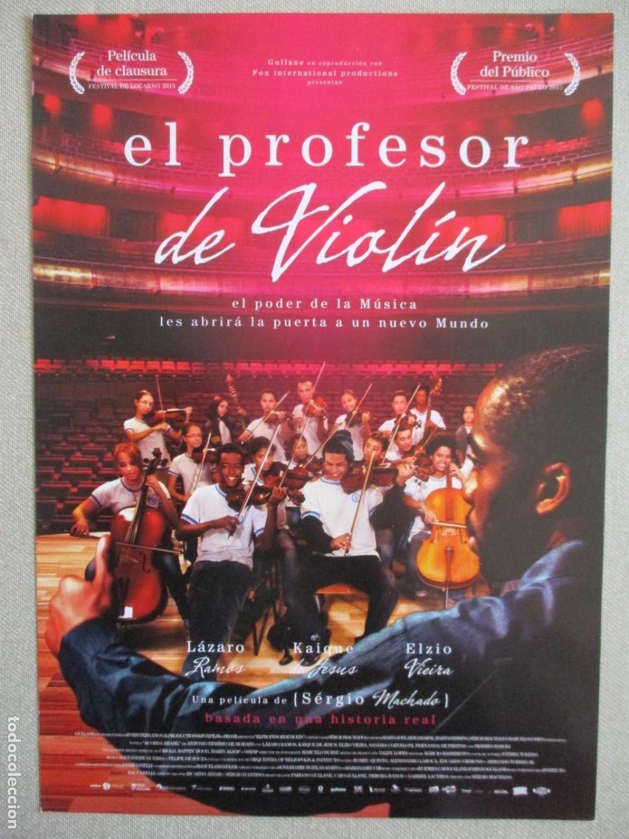 Cine: EL PROFESOR DE VIOLIN. GUIA ORIGINAL ESTRENO. PEDIDO MINIMO EN GUIAS 10 EUROS.