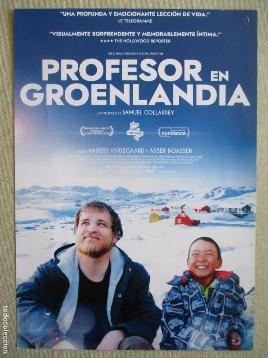 Cine: PROFESOR EN GROENLANDIA. GUIA ORIGINAL ESTRENO. PEDIDO MINIMO EN GUIAS 10 EUROS.