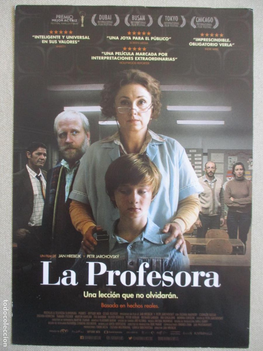 Cine: LA PROFESORA. GUIA ORIGINAL ESTRENO. PEDIDO MINIMO EN GUIAS 10 EUROS.