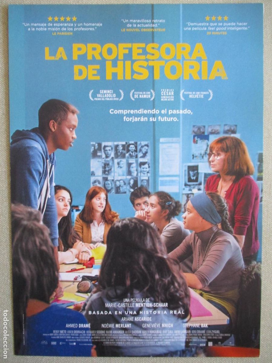 Cine: LA PROFESORA DE HISTORIA. GUIA ORIGINAL ESTRENO. PEDIDO MINIMO EN GUIAS 10 EUROS.