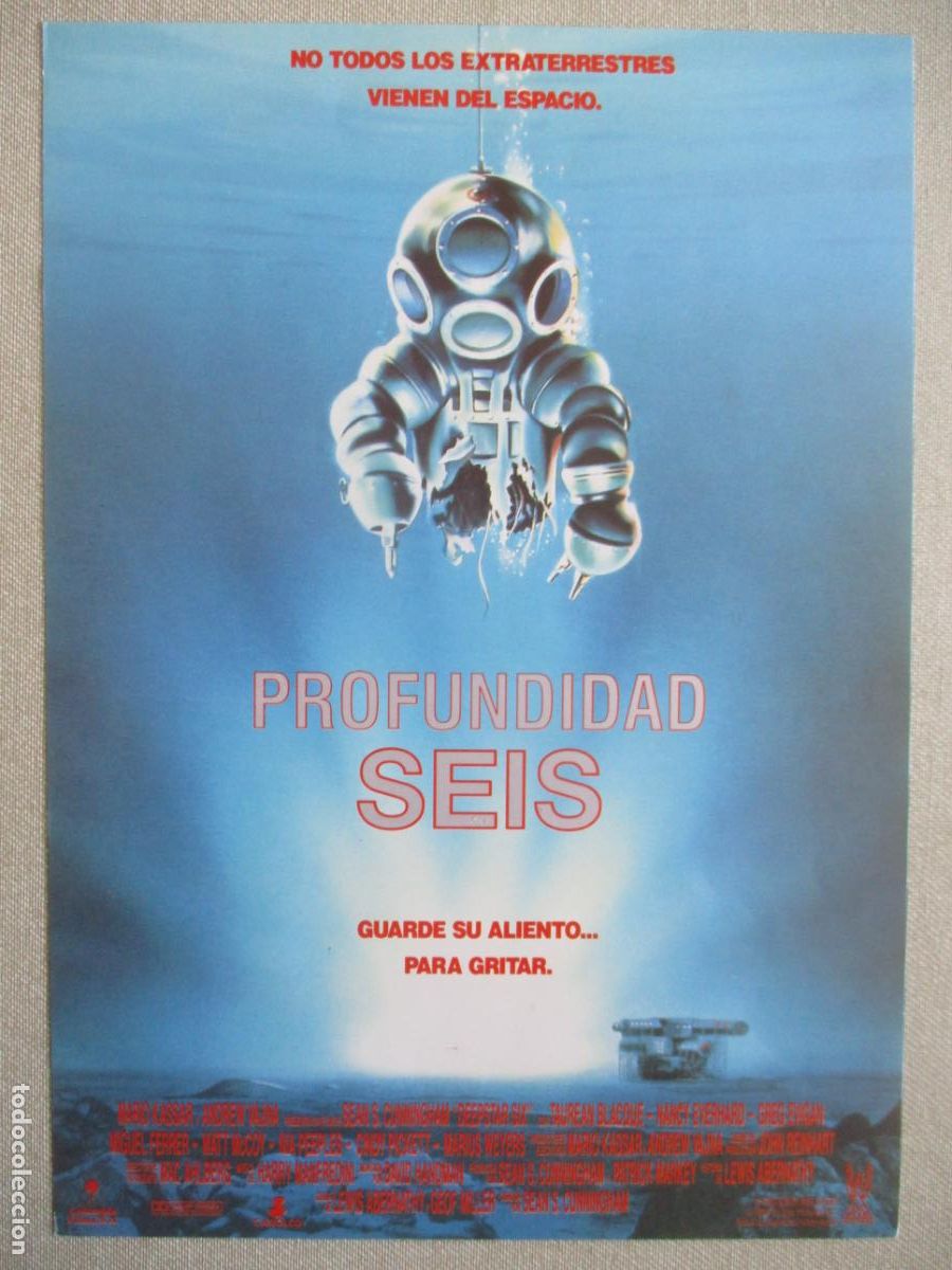 Cine: PROFUNDIDAD SEIS. GUIA ORIGINAL ESTRENO. PEDIDO MINIMO EN GUIAS 10 EUROS.