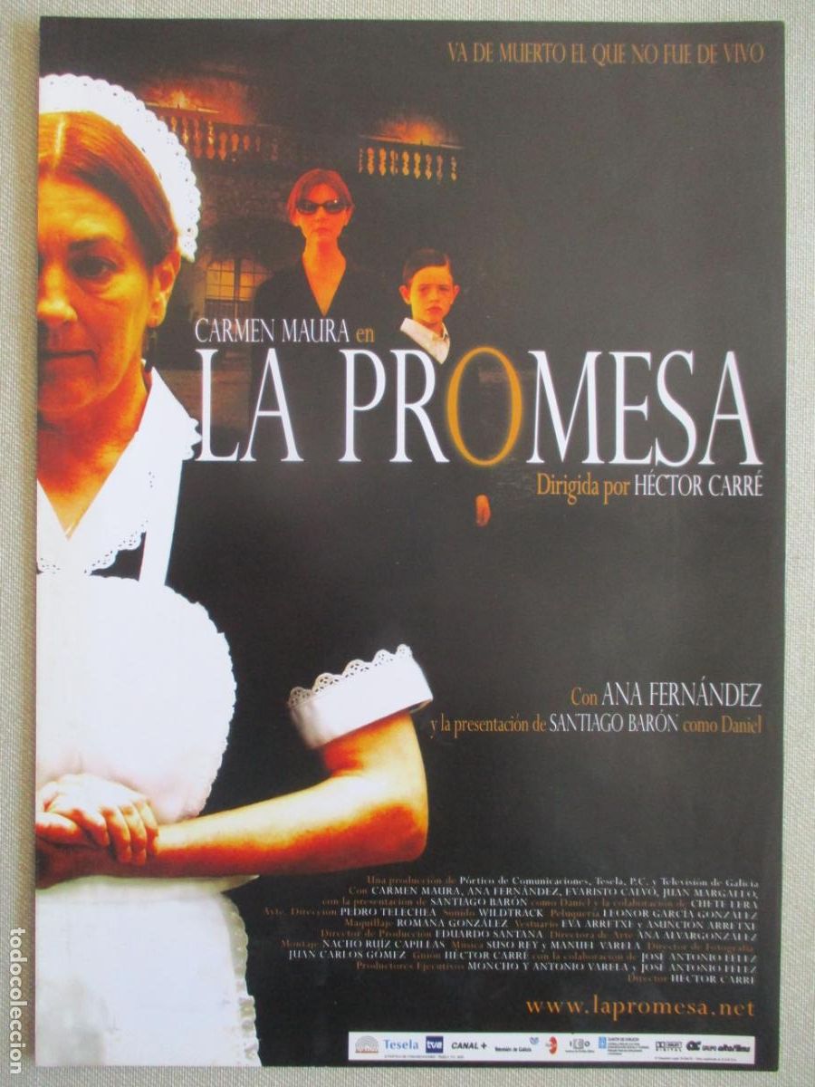 Cine: LA PROMESA. GUIA ORIGINAL ESTRENO. PEDIDO MINIMO EN GUIAS 10 EUROS.