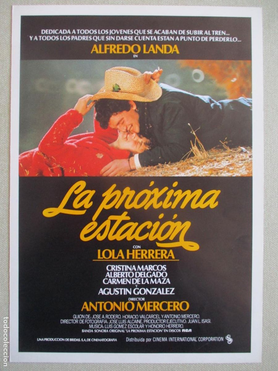 Cin&eacute;ma: LA PROXIMA ESTACION. GUIA ORIGINAL ESTRENO. PEDIDO MINIMO EN GUIAS 10 EUROS.