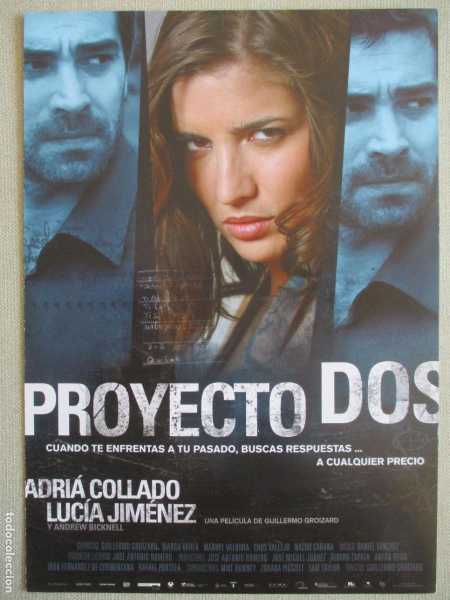 Cine: PROYECTO DOS. GUIA ORIGINAL ESTRENO. PEDIDO MINIMO EN GUIAS 10 EUROS.