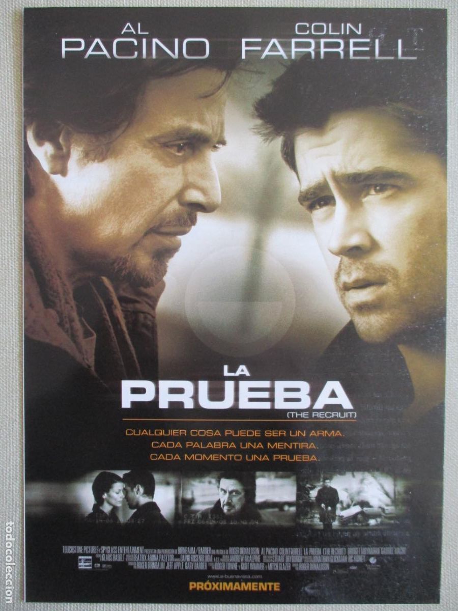 Cine: LA PRUEBA. GUIA ORIGINAL ESTRENO. PEDIDO MINIMO EN GUIAS 10 EUROS.