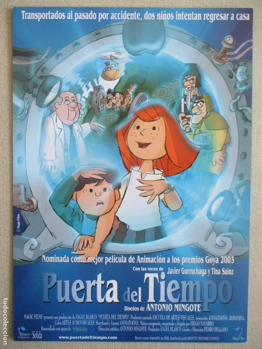 Cine: PUERTA DEL TIEMPO. GUIA ORIGINAL ESTRENO. PEDIDO MINIMO EN GUIAS 10 EUROS.