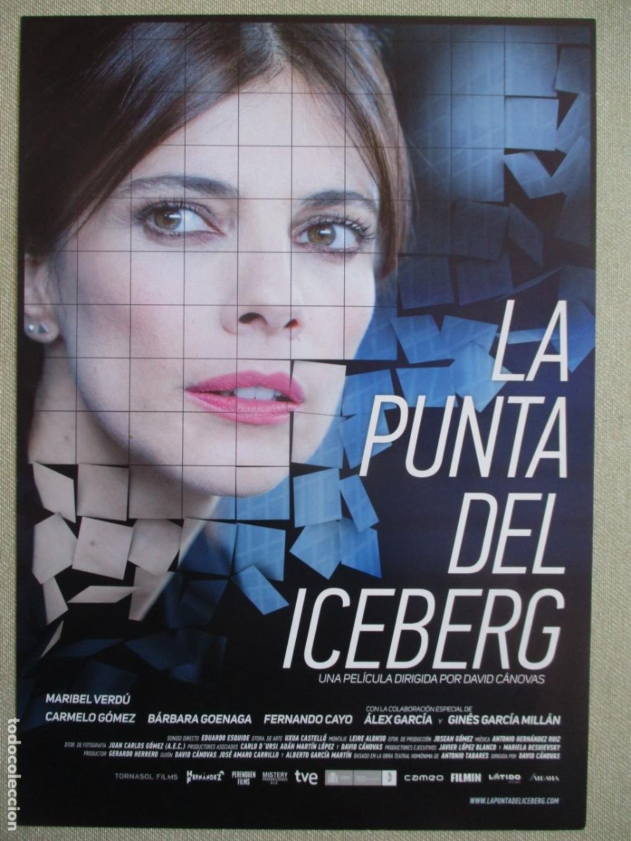 Cine: LA PUNTA DEL ICEBERG. GUIA ORIGINAL ESTRENO. PEDIDO MINIMO EN GUIAS 10 EUROS.