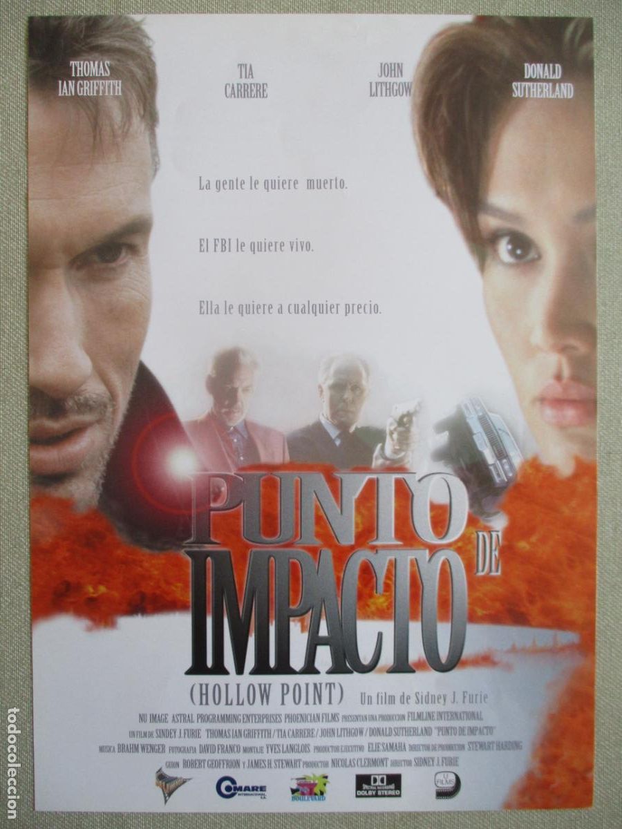 Cine: PUNTO DE IMPACTO. GUIA ORIGINAL ESTRENO. PEDIDO MINIMO EN GUIAS 10 EUROS.