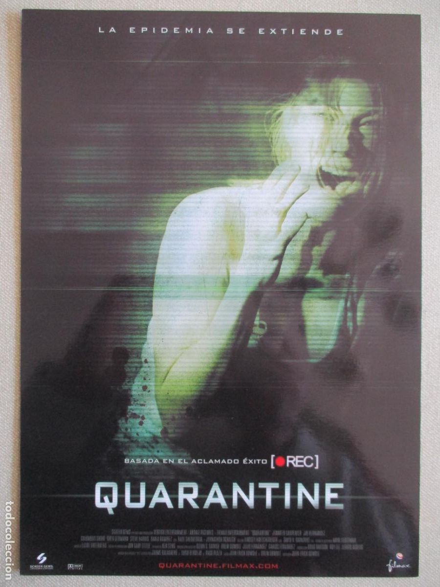 Cine: QUARANTINE. GUIA ORIGINAL ESTRENO. PEDIDO MINIMO EN GUIAS 10 EUROS.