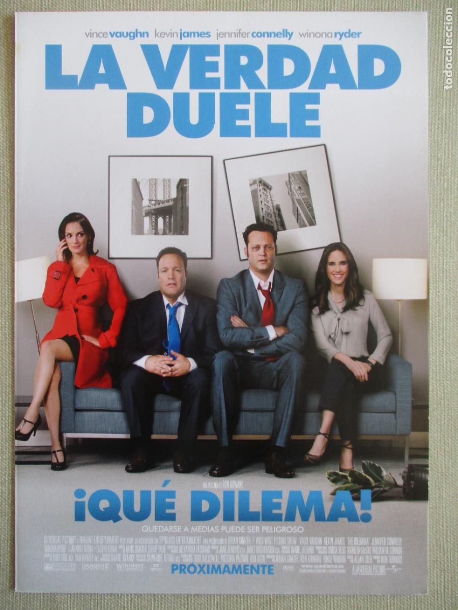Cine: &iexcl;QUE DILEMA!. GUIA ORIGINAL ESTRENO. PEDIDO MINIMO EN GUIAS 10 EUROS.