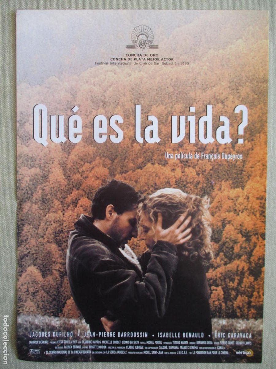 Cine: &iquest;QUE ES LA VIDA?. GUIA ORIGINAL ESTRENO. PEDIDO MINIMO EN GUIAS 10 EUROS.