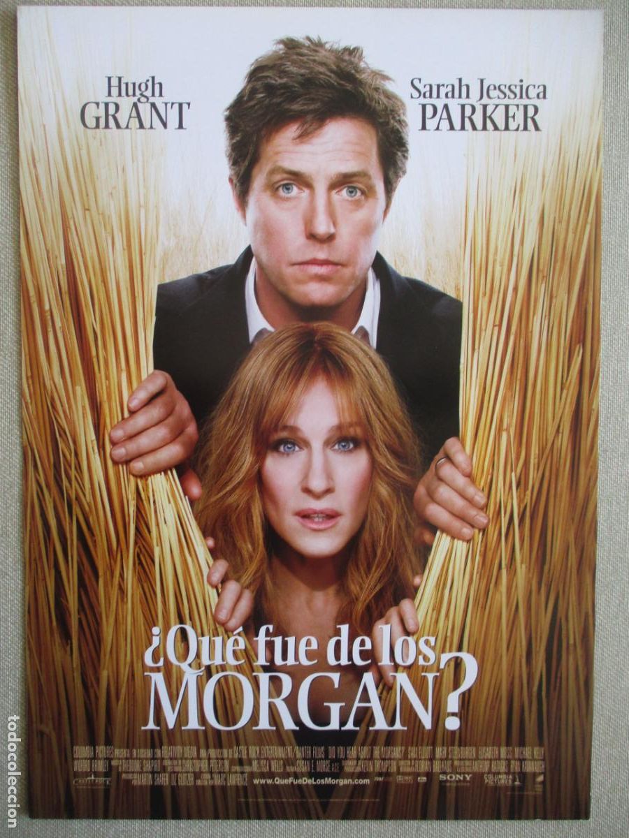 Cine: &iquest;QUE FUE DE LOS MORGAN?. GUIA ORIGINAL ESTRENO. PEDIDO MINIMO EN GUIAS 10 EUROS.