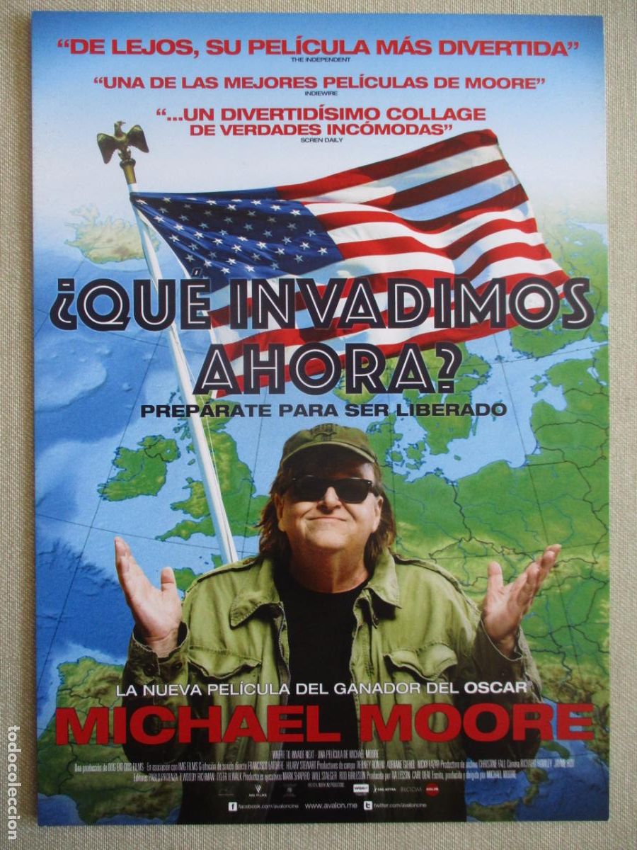 Cine: &iquest;QUE INVADIMOS AHORA?. GUIA ORIGINAL ESTRENO. PEDIDO MINIMO EN GUIAS 10 EUROS.