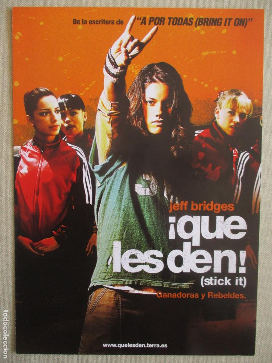 Cine: &iquest;QUE LES DEN!. GUIA ORIGINAL ESTRENO. PEDIDO MINIMO EN GUIAS 10 EUROS.