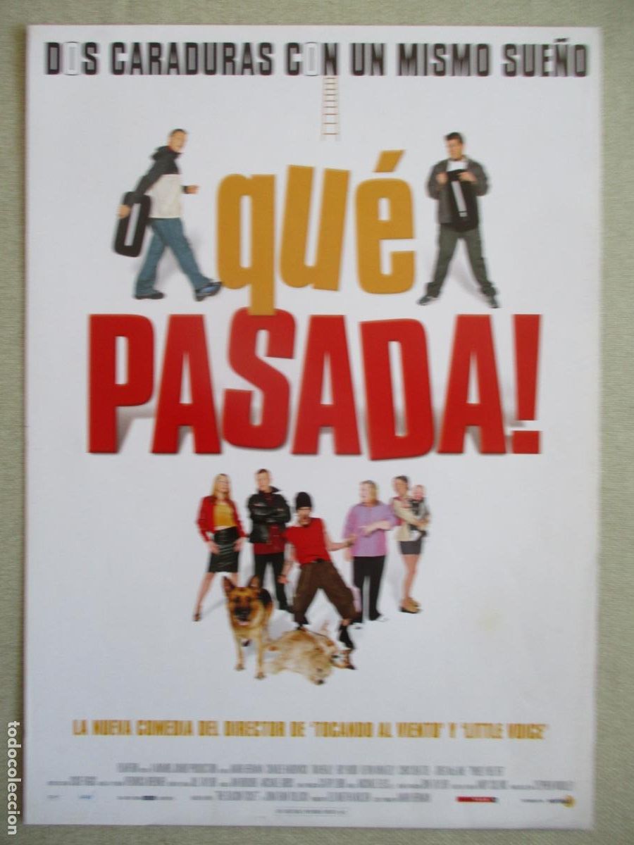Cine: &iexcl;QUE PASADA!. GUIA ORIGINAL ESTRENO. PEDIDO MINIMO EN GUIAS 10 EUROS.