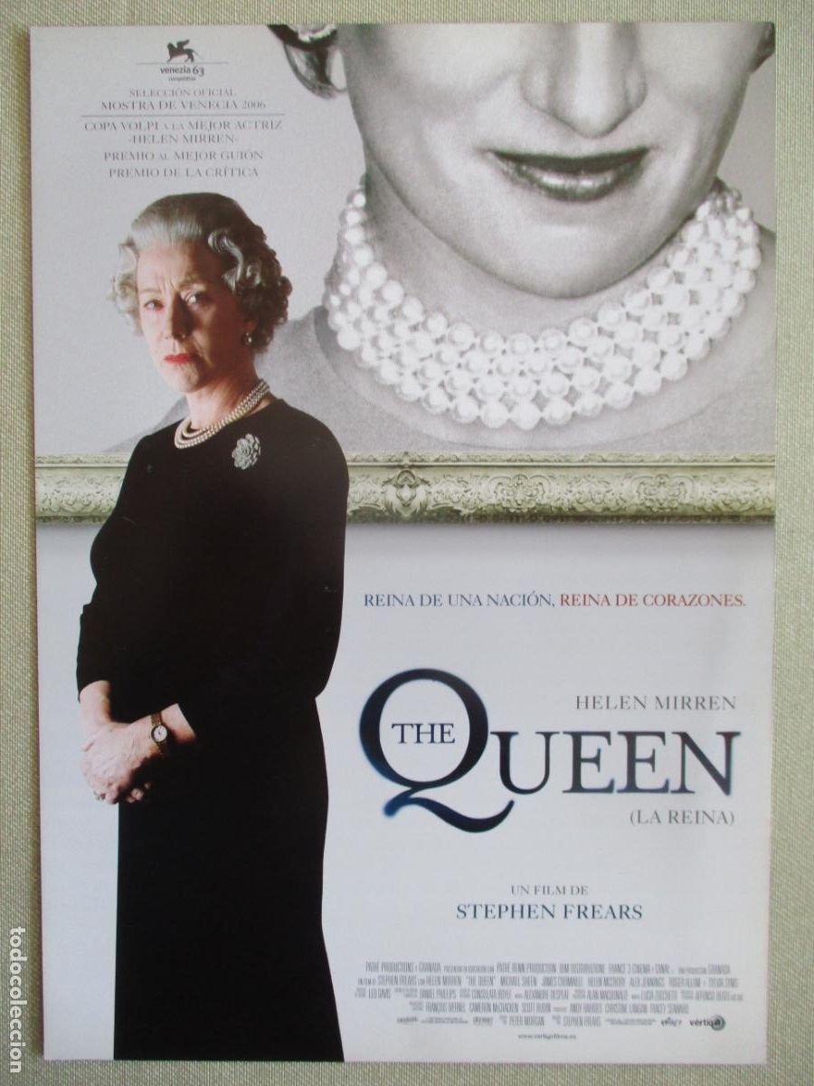 Cine: THE QUEEN (LA REINA). GUIA ORIGINAL ESTRENO. PEDIDO MINIMO EN GUIAS 10 EUROS.